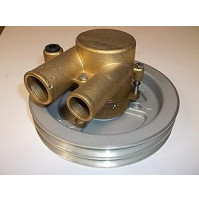 Bronze Flexible Cooling Pump - Raw Sea impeller water pump compatible with Volvo Penta 21255090 4.3, 5.0, 5.7 GXI GL V6 V8 - 21255090 - DJ-V55090 - JPR-VP5090G - WV-7011 - RCMA